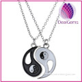 Europe&American style fashion yin yang couple alloy necklace